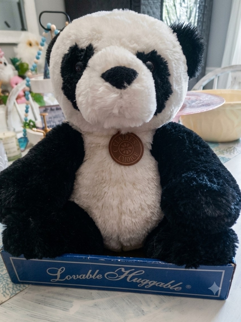 Lovable Huggable 1993 Black & White Panda Plush - Collector's Choice New
